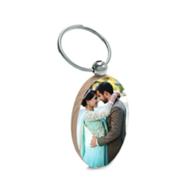 Wooden Color Double Side Print - 3.7x5.8 cm
