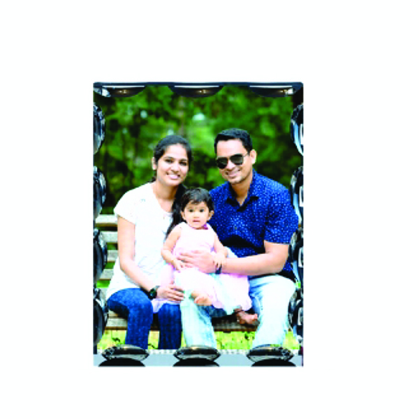 Single Side Crystal Frame - Medium