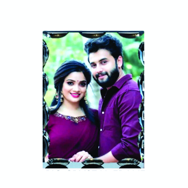 Single Side Crystal Frame - Large