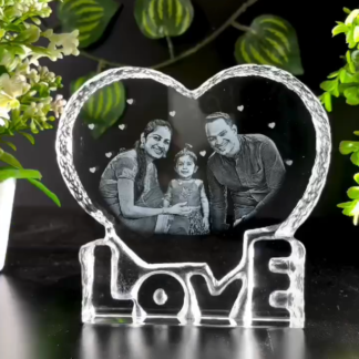 Love Heart Crystal - Large