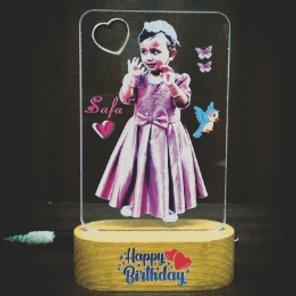 2D Glass Light Gift Color Print - 4x6.5 in, Rectangle