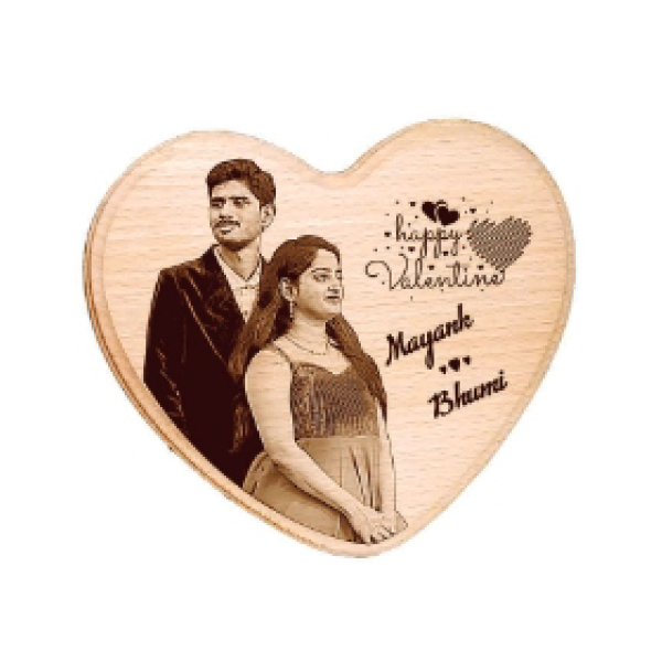 Wooden Engraving Table Top - 13.5x4 in