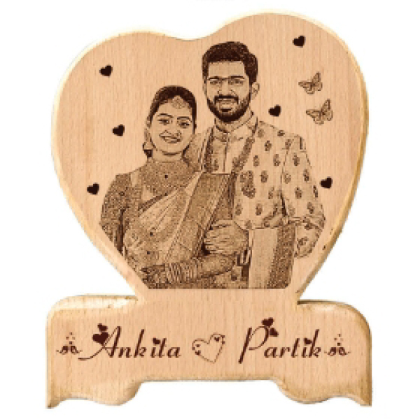 Wooden Engraving Table Top - 8x10 in