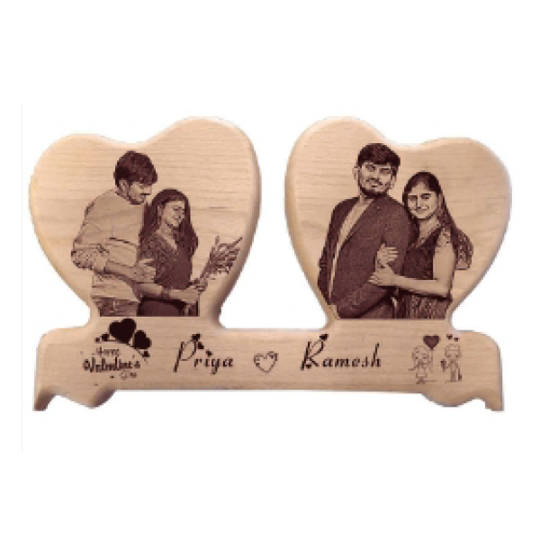 Wooden Engraving Table Top - 11x7 in