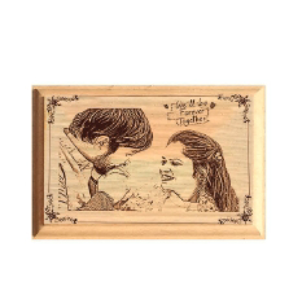 Wooden Engraving Table Top - 10x8 in