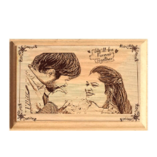 Wooden Engraving Table Top - 12x8 in
