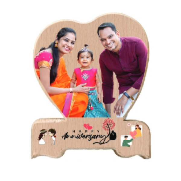 Wooden Color Print Table Top - 8x10 in