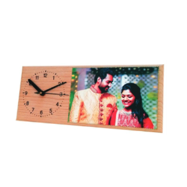 Wooden Color Print Table Top - 12x5 in