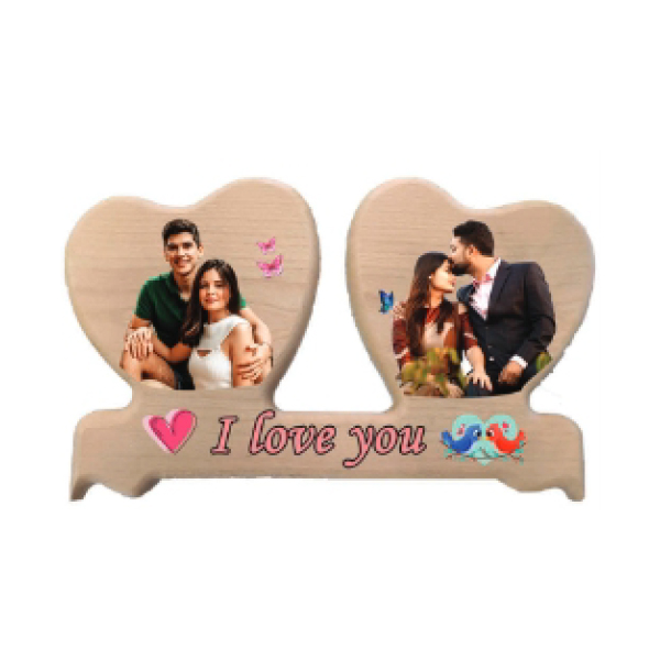 Wooden Color Print Table Top - 11x7 in
