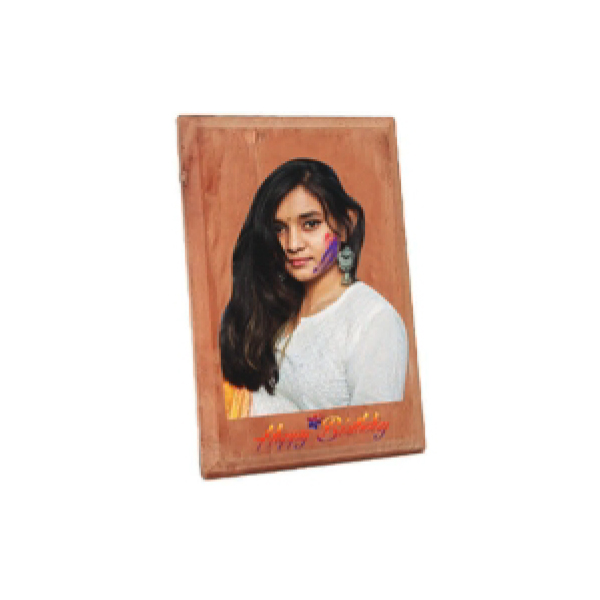 Wooden Color Print Table Top - 4x6 in