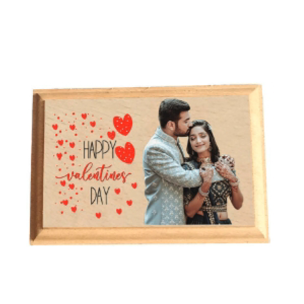 Wooden Color Print Table Top - 8x6 in