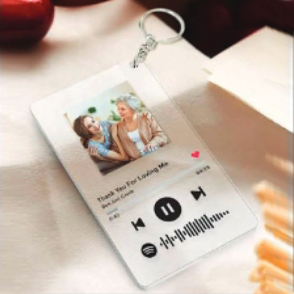 Wooden Color Double Side Print - 5.5x8 cm