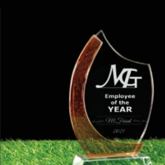 Trophy - Crystal & Glass - 7.5 in