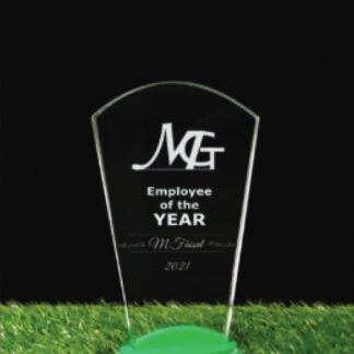 Trophy - Crystal & Glass - 8 in