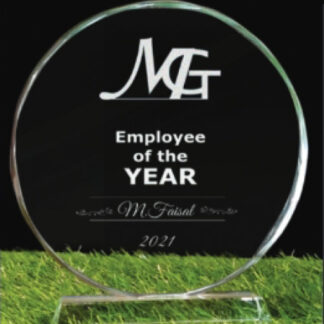 Trophy - Crystal & Glass - 4 in