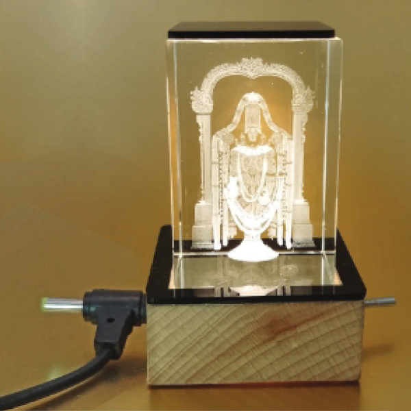 Car Dashboard Idol -3D Crystal - 3.5x2.5 in