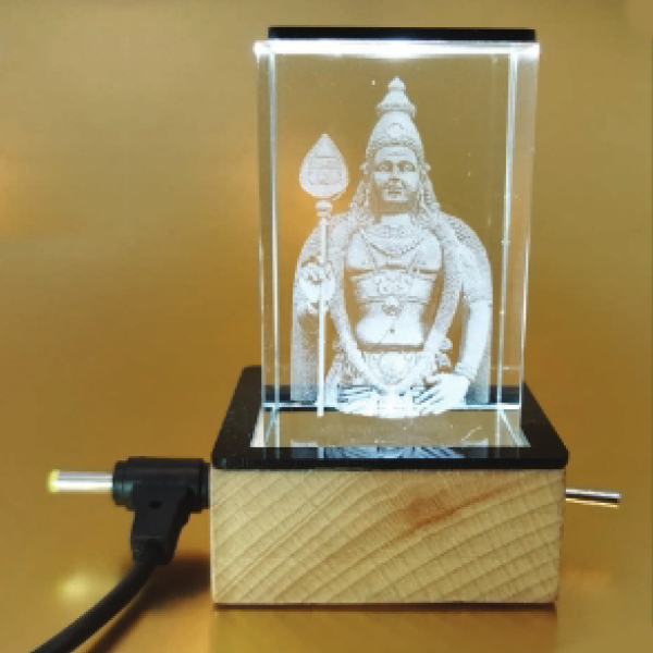 Car Dashboard Idol -3D Crystal - 3.5x2.5 in
