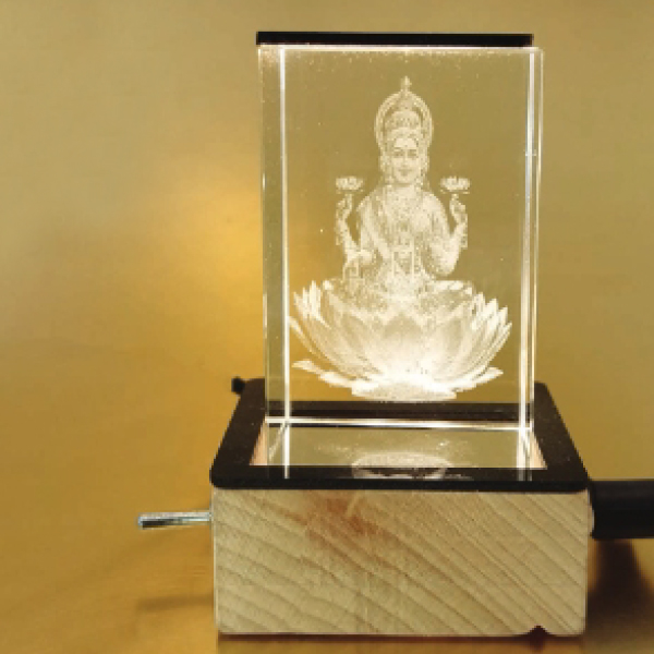 Car Dashboard Idol -3D Crystal - 3.5x2.5 in